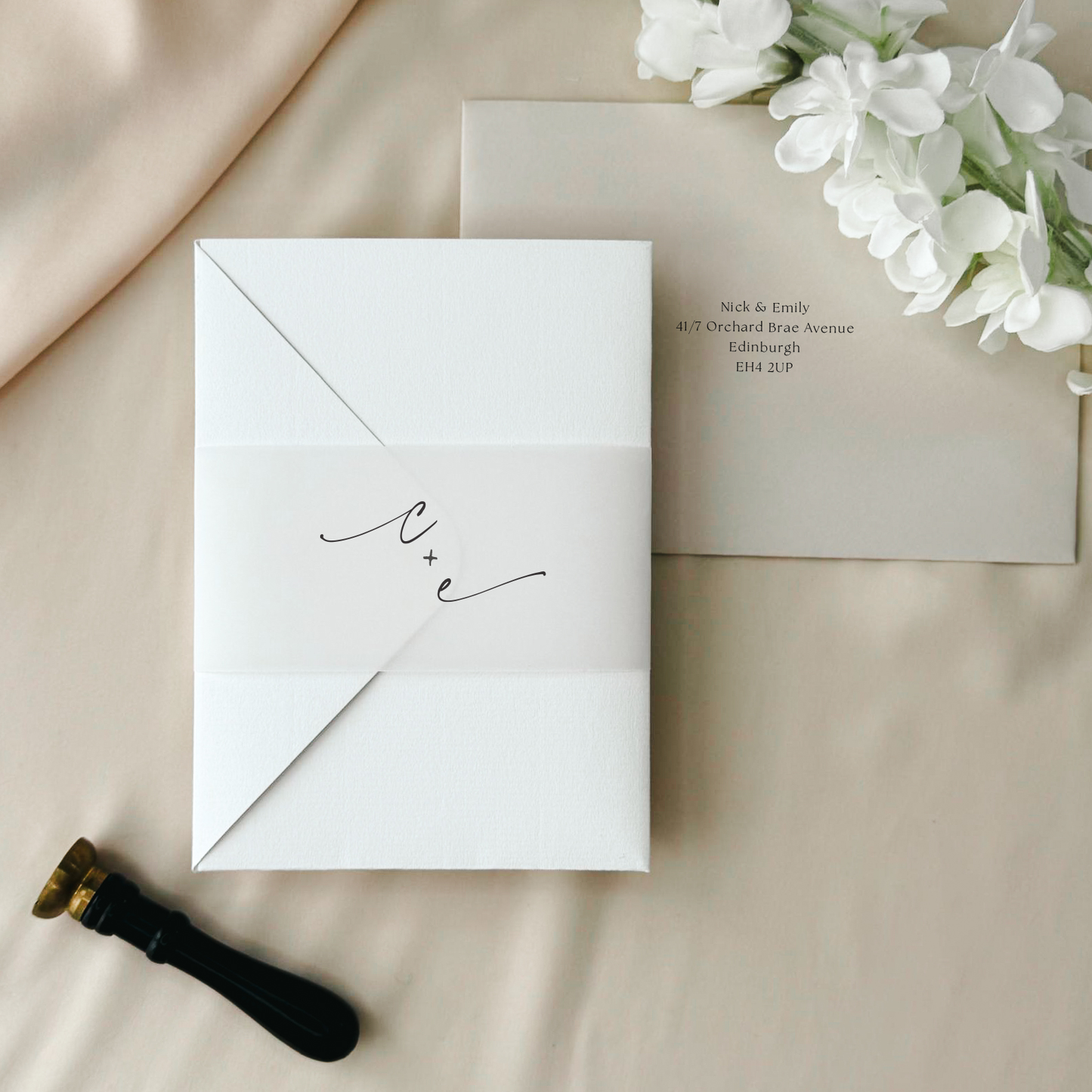 Grace - Pocketfold Invitation