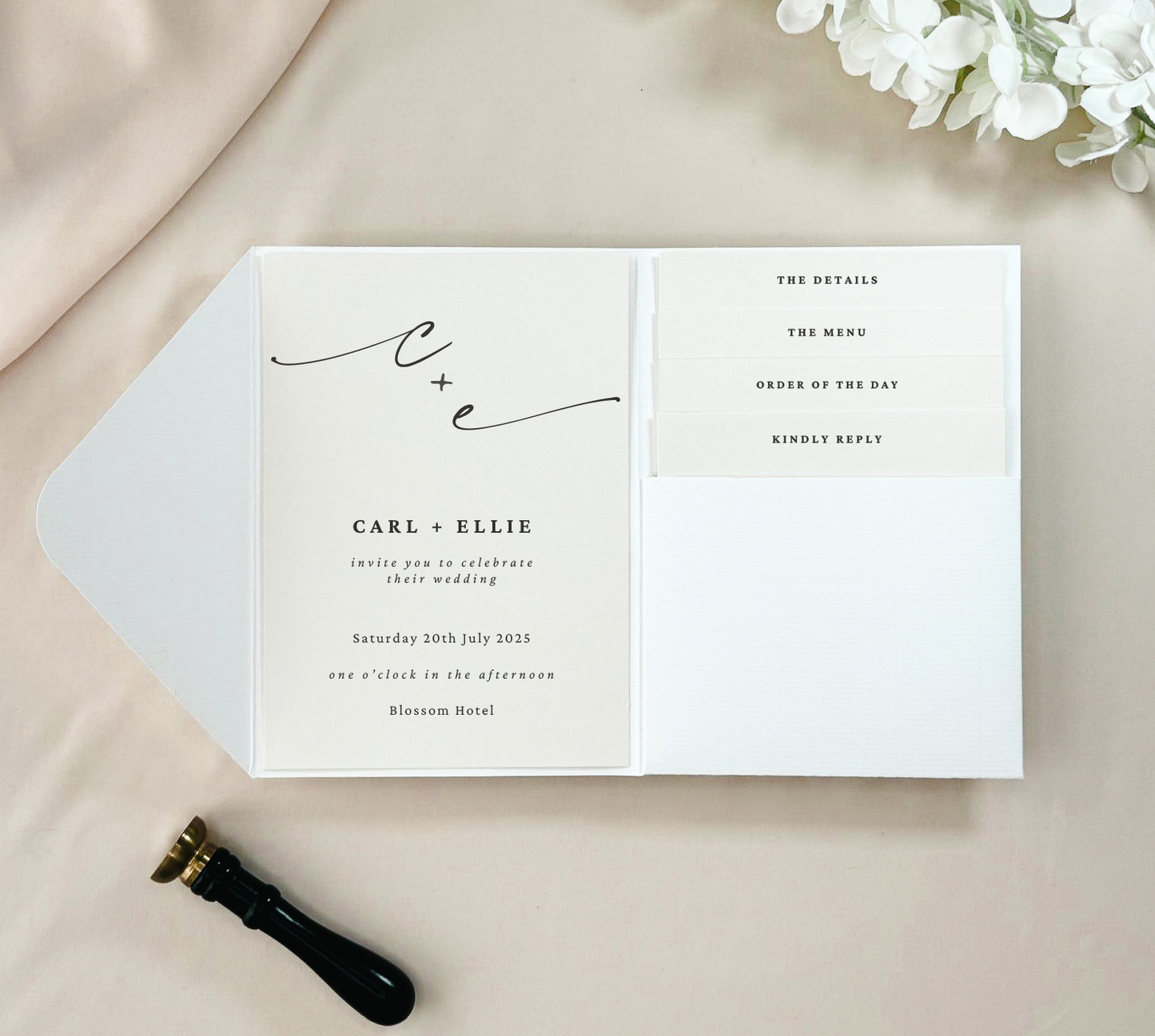 Grace - Pocketfold Invitation